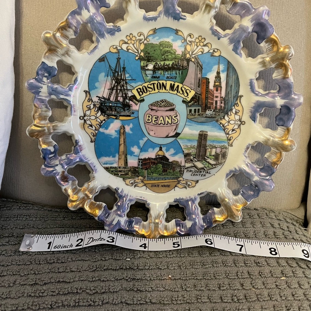 Boston Souvenir Decorative Plate
